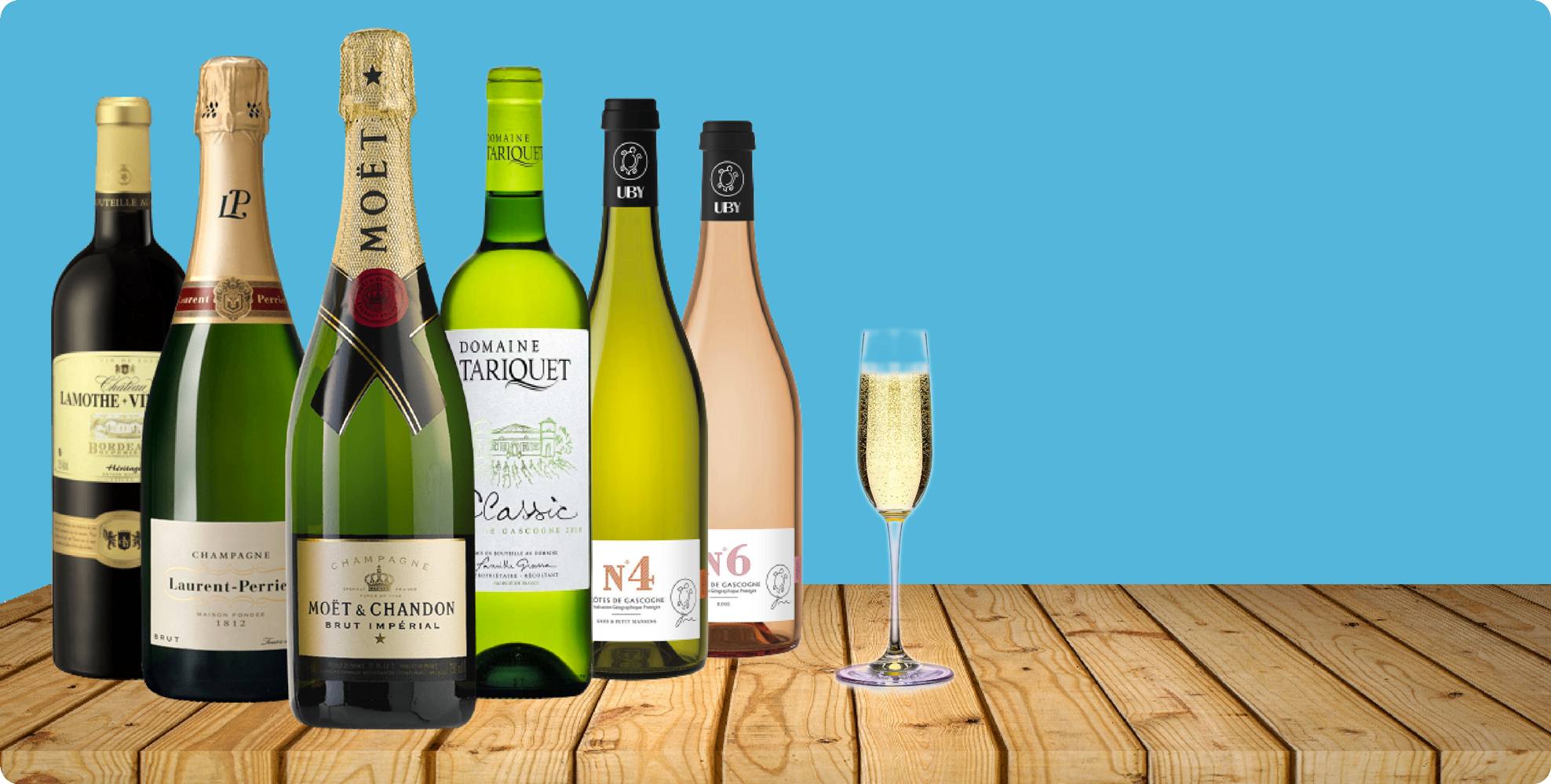 Nos formules SOS apero Bordeaux Vins & Champagnes